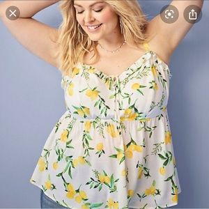 🍋🍋TORRID Babydoll Top 🍋🍋